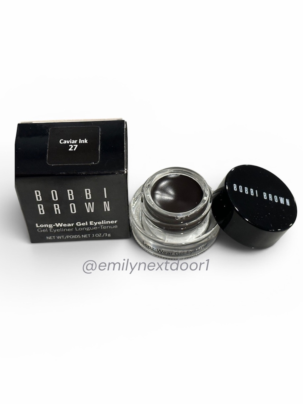BOBBI BROWN Long- Wear Gel Eyeliner Caviar Ink 27 [ORIGINAL FORMULA] NEW